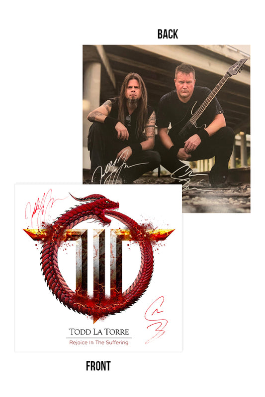 Double-Sided Signed Album Flat product by Todd La Torre